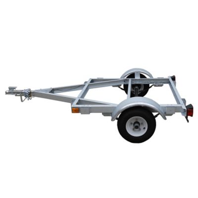 Image showing 5 th Stirling 4 x 4ft. Single Axle Galvalume Kit Trailer, 820 lb. Max Capacity