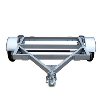 Image showing 6 th Stirling 4 x 4ft. Single Axle Galvalume Kit Trailer, 820 lb. Max Capacity