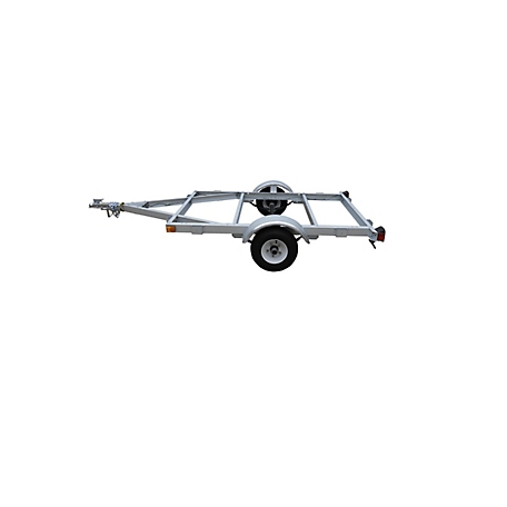 Stirling 800 lb. Capacity 4 ft. x 6 ft. Single Axle Galvalume Kit Trailer