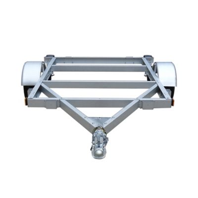 Image showing 5 th Stirling 4 x 6ft. Single Axle Galvalume Kit Trailer, 800 lb. Max Capacity