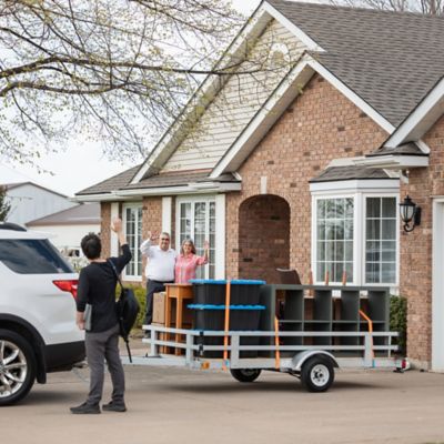 Image showing 8 th Stirling 4 x 8ft. Galvalume Kit Trailer, 1,000 lb. Max Capacity