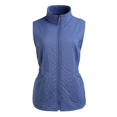 Blue Mountain Women's Quilted Vest, Chevron Quilted