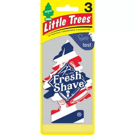 Little Trees Fresh Shave Scented Car Air Fresheners 3 Pack Automotive Air Fresheners