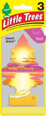 Little Trees Sunset Beach Air Fresheners, 3 pk.