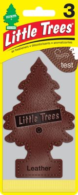 Little Trees Leather Air Fresheners, 3 pk.