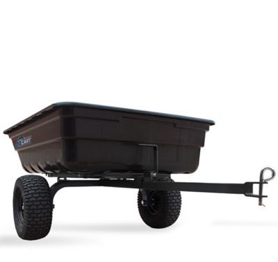 OxCart Green Thumb 12 cu. ft. Lift-Assist and Swivel Dump Cart with Run-Flat Tires