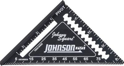 Johnson Level 1.5-3.5 in. Laser-Etched Easy-Read Aluminum Rafter Square