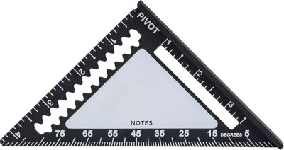 Image showing  1.5-3.5 in. Laser-Etched Easy-Read Aluminum Rafter Square