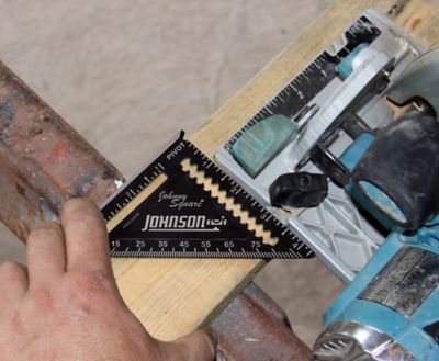 Image showing  1.5-3.5 in. Laser-Etched Easy-Read Aluminum Rafter Square