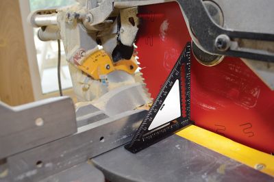 Image showing  1.5-3.5 in. Laser-Etched Easy-Read Aluminum Rafter Square