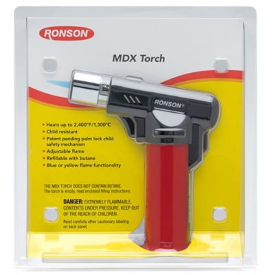 Image showing 6 th Ronson MDX Torch, Red/Black