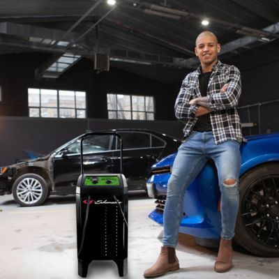 Image showing 5 th Farm & Ranch 150A 12V Electric Schumacher Manual Timer-Controlled Wheeled Battery Charger and Jump Starter