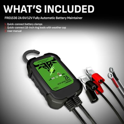 Image showing  2A 6/12V Electric Schumacher Fully Automatic Battery Charger and Maintainer
