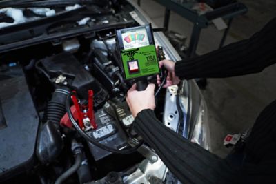 Image showing  6/12V 135A Battery Tester with Clamps