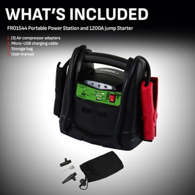 Image showing  Schumacher Electric Farm and Ranch 4-in-1 Portable Power Station and 1,200A Peak 12V Jump Starter