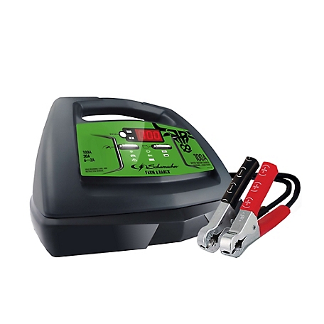 Farm & Ranch Schumacher Electric Farm and Ranch 100 Amp 6 Volt and 12 Volt Fully Automatic Battery Charger and Jump Starter