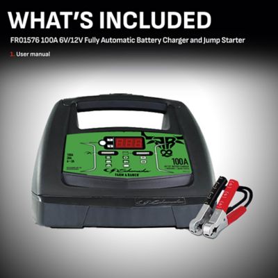 Image showing  100A 6/12V Electric Schumacher Fully Automatic Battery Charger and Jump Starter