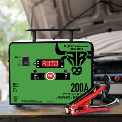Image showing  200A 6/12V Electric Schumacher Fully Automatic Battery Charger and Jump Starter