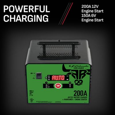 Image showing  200A 6/12V Electric Schumacher Fully Automatic Battery Charger and Jump Starter