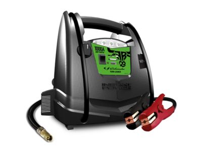 Farm & Ranch 1,000A 12V Jump Starter with Compressor Works great! Handy air compressor and light for dark road side use