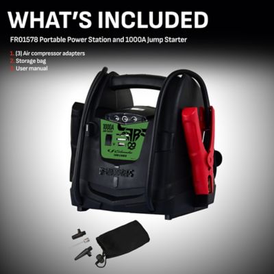 Image showing  Schumacher 4-in-1 Portable Power Station and 1,000A Peak 12V Jump Starter