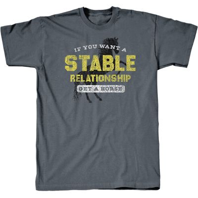 Goodie Two Sleeves Men's Short-Sleeve If You Want a Stable Life T-Shirt