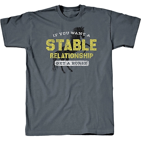 Farm Fed Clothing Men's Short-Sleeve If You Want a Stable Life T-Shirt