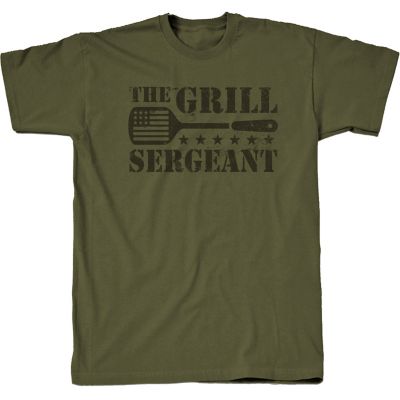 Farm Fed Clothing Men's Short-Sleeve The Grill Sergeant T-Shirt