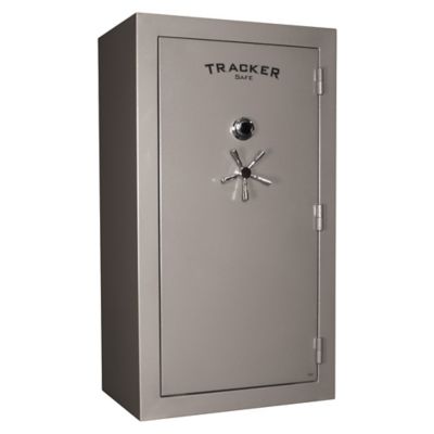 Tracker Safe 45 Long Gun, Combination Lock, 30 Min. Fire Rating, Gun Safe, Gray