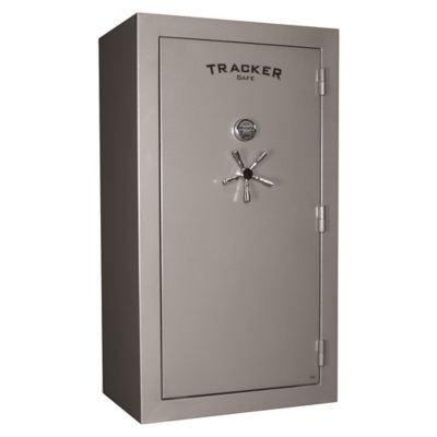 Tracker Safe 45 Long Gun, E-Lock, 30 Min. Fire Rating, Gun Safe, Gray