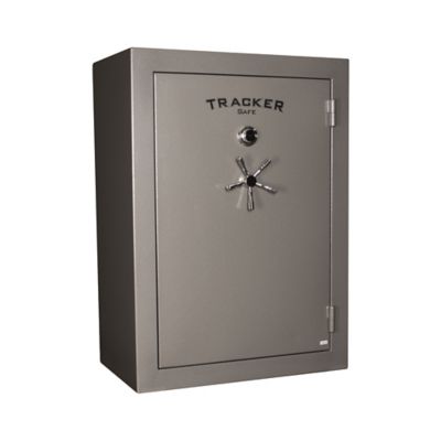 Tracker Safe 64 Long Gun, Combination Lock, 30 Min. Fire Rating, Gun Safe, Gray