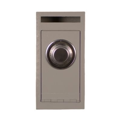 Image showing  0.22 cu. ft. Dial Lock Safe Deposit Safe with Felt Carpet Liner, 8 in. x 6 in. x 12 in.