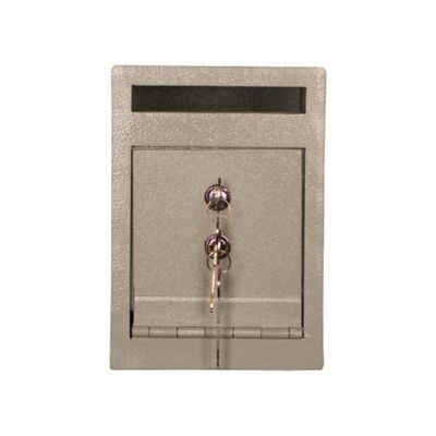 Image showing 5 th Tracker Safe 0.23 cu. ft. Keyed Lock Safe Deposit Safe with Felt Carpet Liner, 12 in. x 6 in. x 8.5 in.