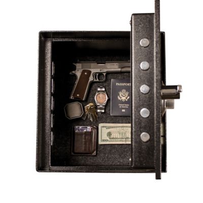 Image showing 8 th Tracker Safe 5 Gun 1.49 cu. ft. Dial Lock Floor Safe, 11 Gauge Steel Body