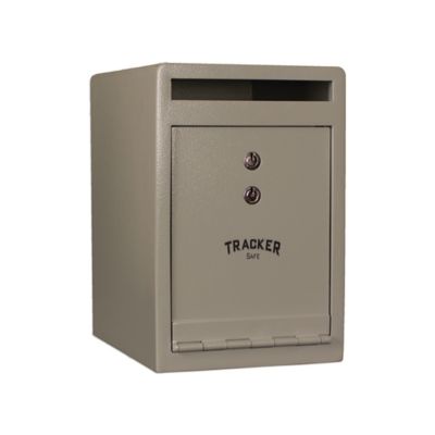 Tracker Safe Steel Deposit Safe with Key Lock, Felt Carpet Liner