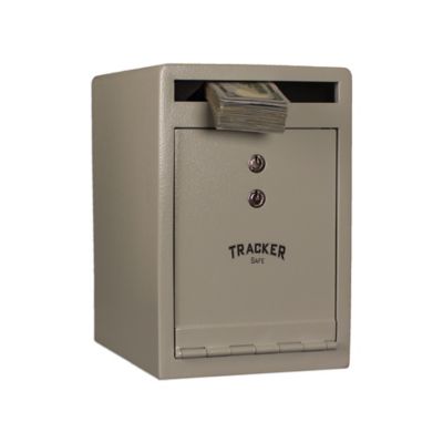 Image showing  0.46 cu. ft. Keyed Lock Steel Deposit Safe with Felt Carpet Liner, 10 in. x 8 in. x 12 in.
