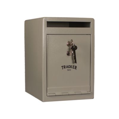 Image showing  0.46 cu. ft. Keyed Lock Steel Deposit Safe with Felt Carpet Liner, 10 in. x 8 in. x 12 in.