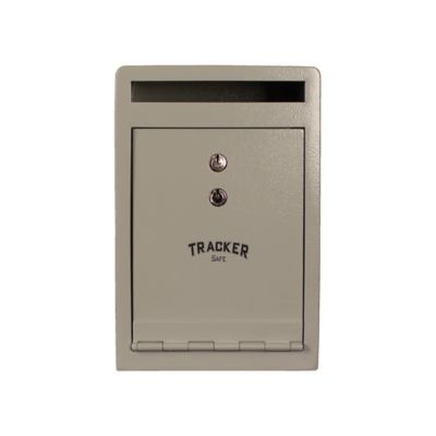Image showing 5 th Tracker Safe 0.46 cu. ft. Keyed Lock Steel Deposit Safe with Felt Carpet Liner, 10 in. x 8 in. x 12 in.