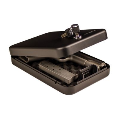 Image showing  1 Gun 0.052 cu. ft. Key Lock Portable Safe, Small