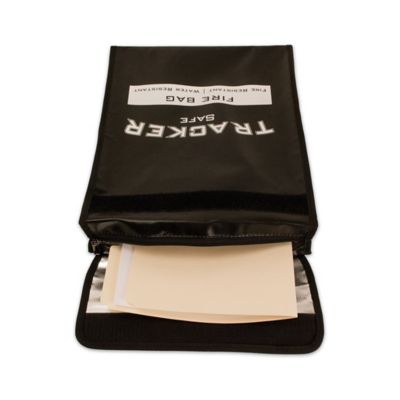 Image showing 6 th Tracker Safe Large Fire and Water Resistant Bag, 15 x 11 x 2.55 in.