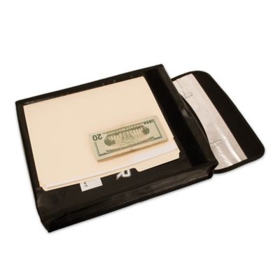 Image showing 7 th Tracker Safe Large Fire and Water Resistant Bag, 15 x 11 x 2.55 in.