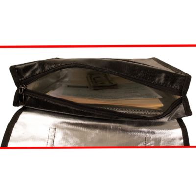 Image showing 10 th Tracker Safe Large Fire and Water Resistant Bag, 15 x 11 x 2.55 in.