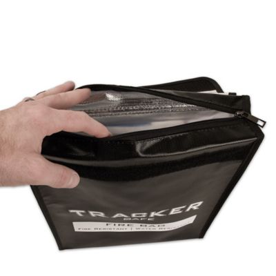Image showing 11 th Tracker Safe Large Fire and Water Resistant Bag, 15 x 11 x 2.55 in.