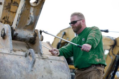 Image showing  K126 Men's Loose Fit Long-Sleeve Workwear Pocket T-Shirt