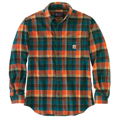 Carhartt Men's Rugged Flex Relaxed Fit Midweight Flannel Long-Sleeve Work Shirt