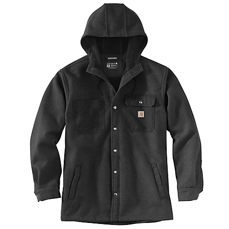 Carhartt Men's Rain Defender Relaxed Fit Heavyweight Hooded Shirt Jacket at  Tractor Supply Co.