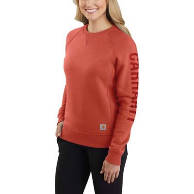 Carhartt Women's Relaxed Fit Midweight Crew Neck Graphic Sweatshirt