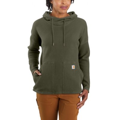 Carhartt Women's Long-Sleeve Relaxed Fit Heavyweight Hooded Thermal Shirt  at Tractor Supply Co.