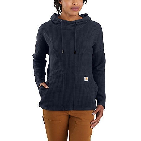 Carhartt Women's Long-Sleeve Relaxed Fit Heavyweight Hooded Thermal Shirt