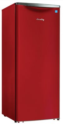 Image showing  11 cu. ft. Apartment Refrigerator, Metallic Red